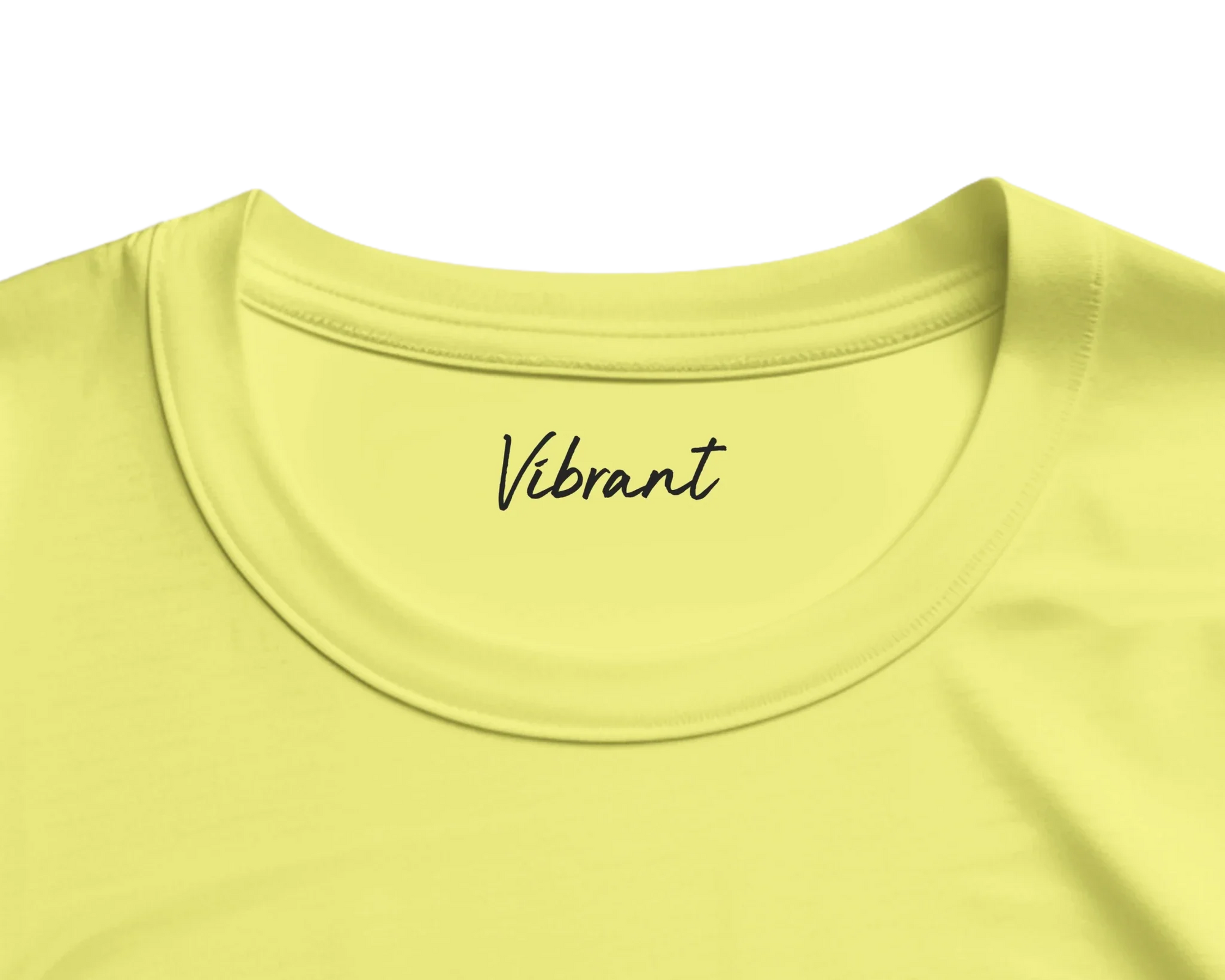 Vibrant - "Never too Late" T-shirt Light Yellow 2
