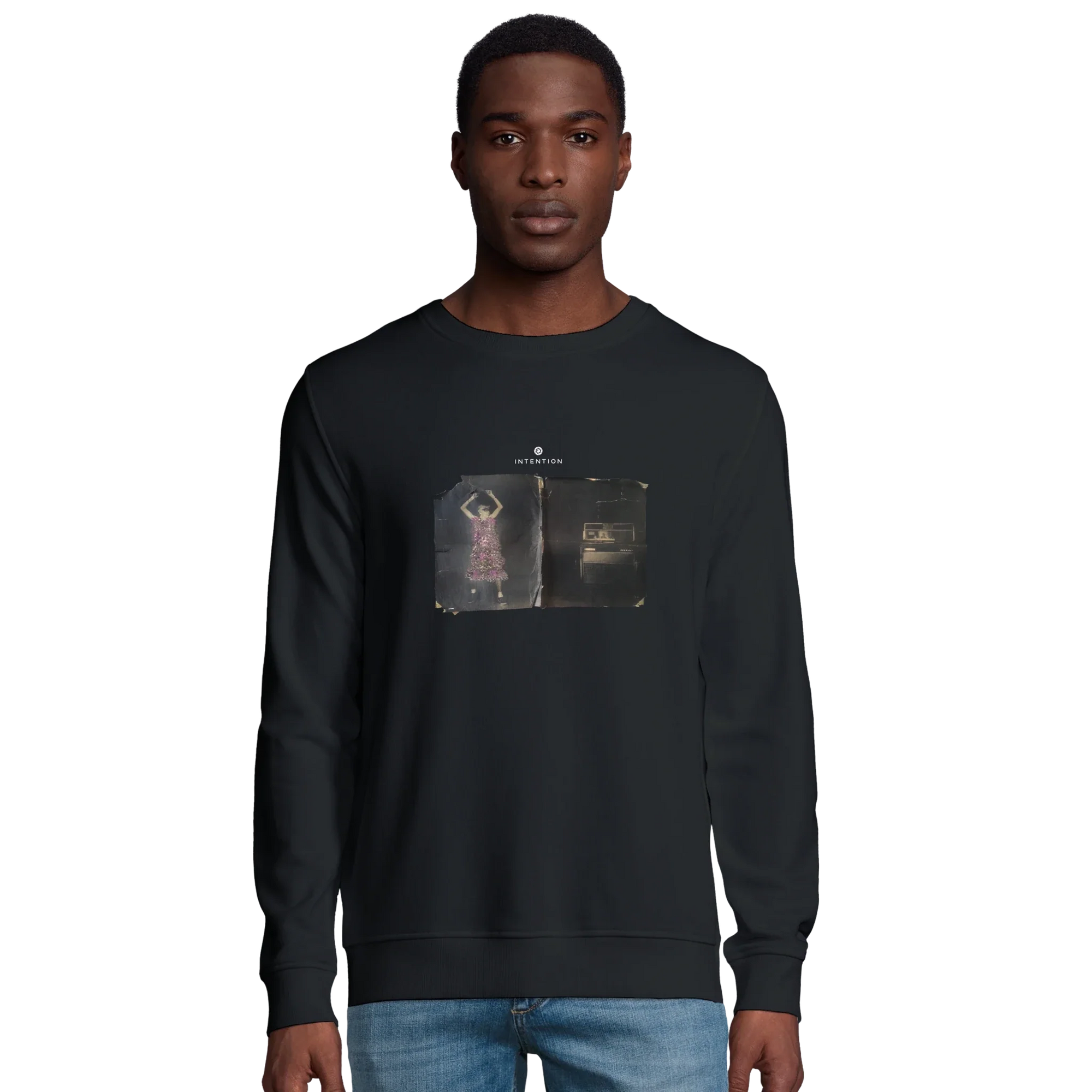 Vibrant - "Never too Late" Sweatshirt Black 3