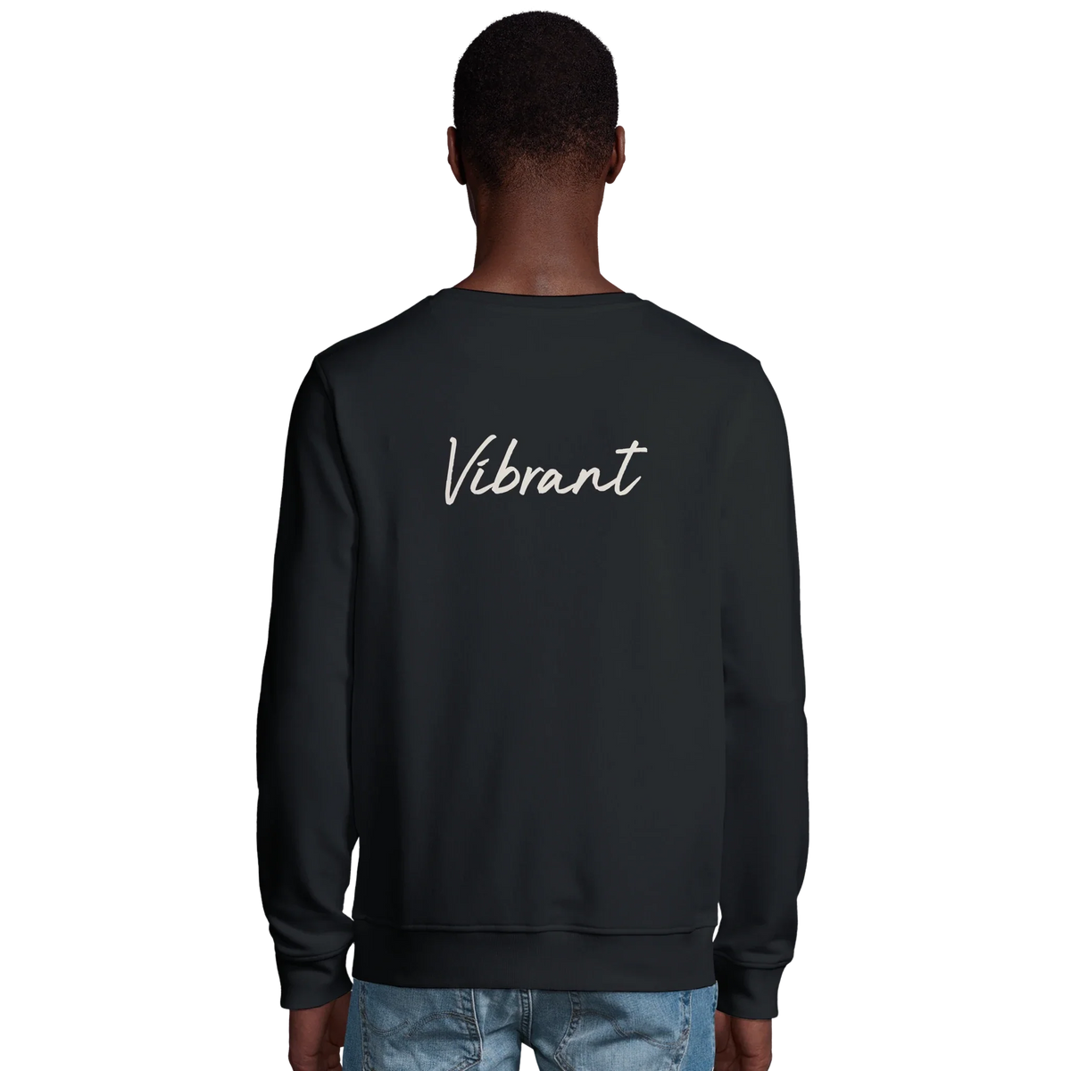 Vibrant - "Never too Late" Sweatshirt Black 4