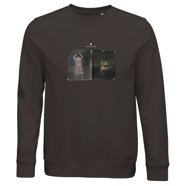 Vibrant - "Never too Late" Sweatshirt deep charcoal grey 1