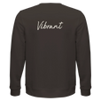 Vibrant - "Never too Late" Sweatshirt deep charcoal grey 2