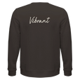 Vibrant - "Never too Late" Sweatshirt deep charcoal grey 2