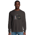Vibrant - "Never too Late" Sweatshirt deep charcoal grey 3