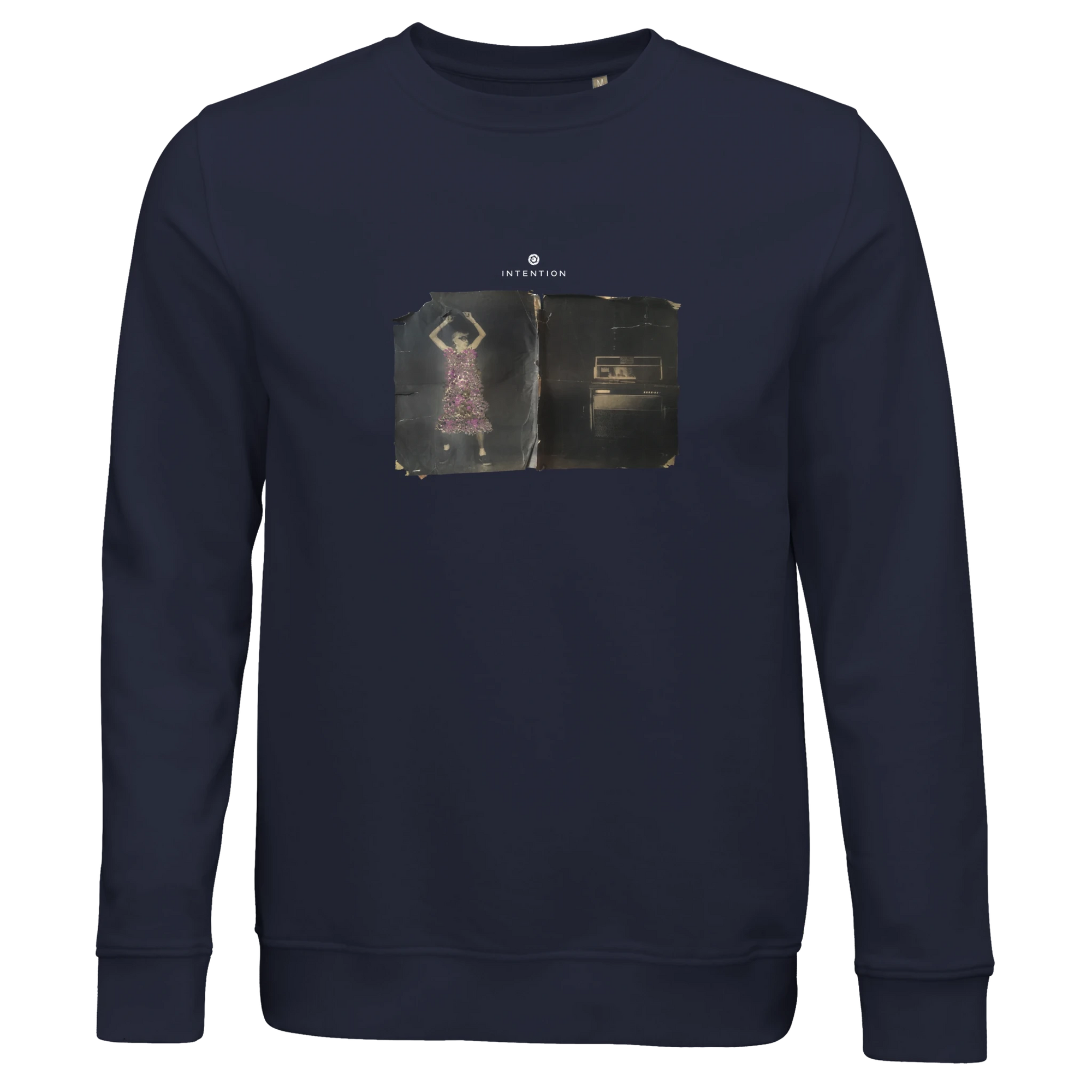 Vibrant - "Never too Late" Sweatshirt French Navy 1