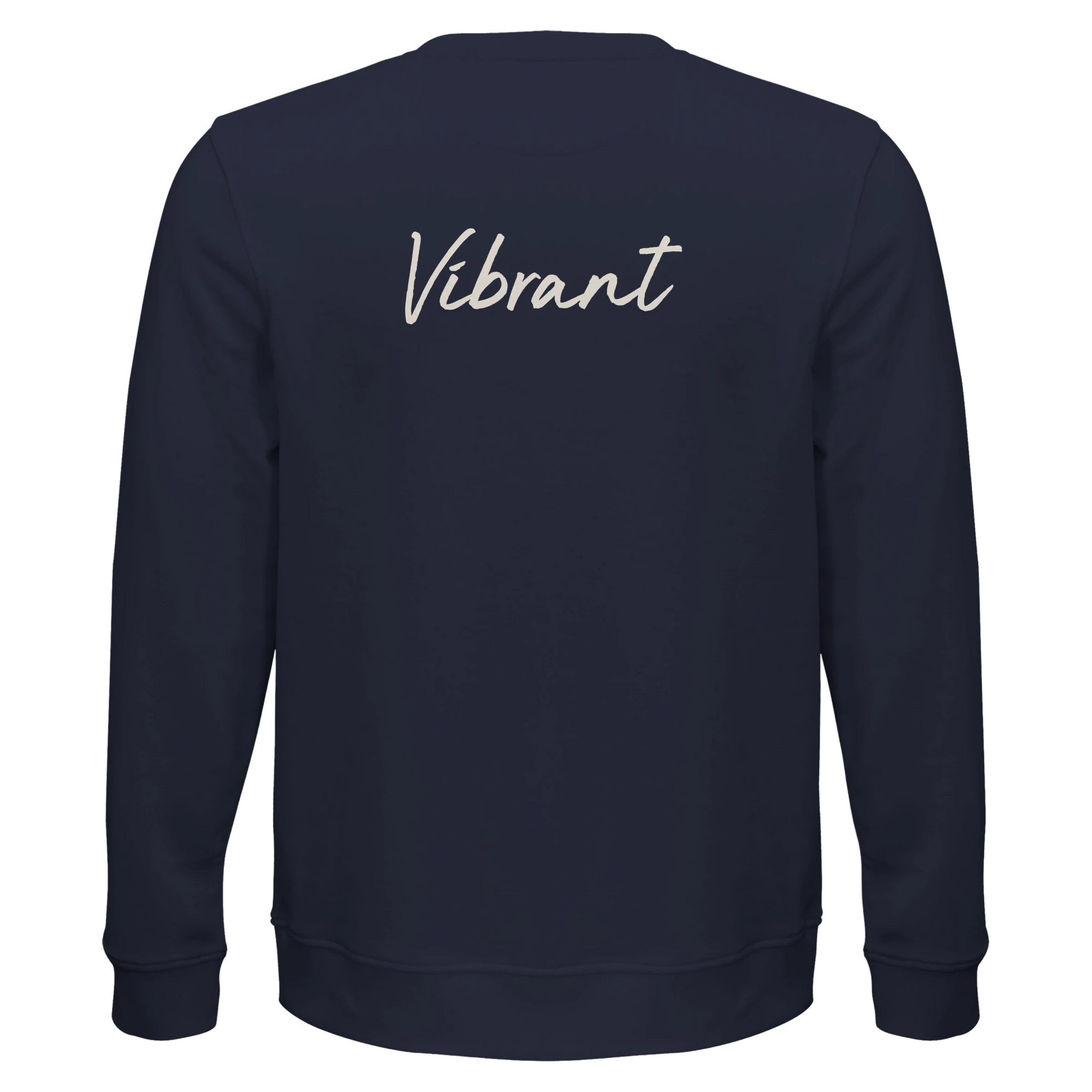 Vibrant - "Never too Late" Sweatshirt French Navy 2