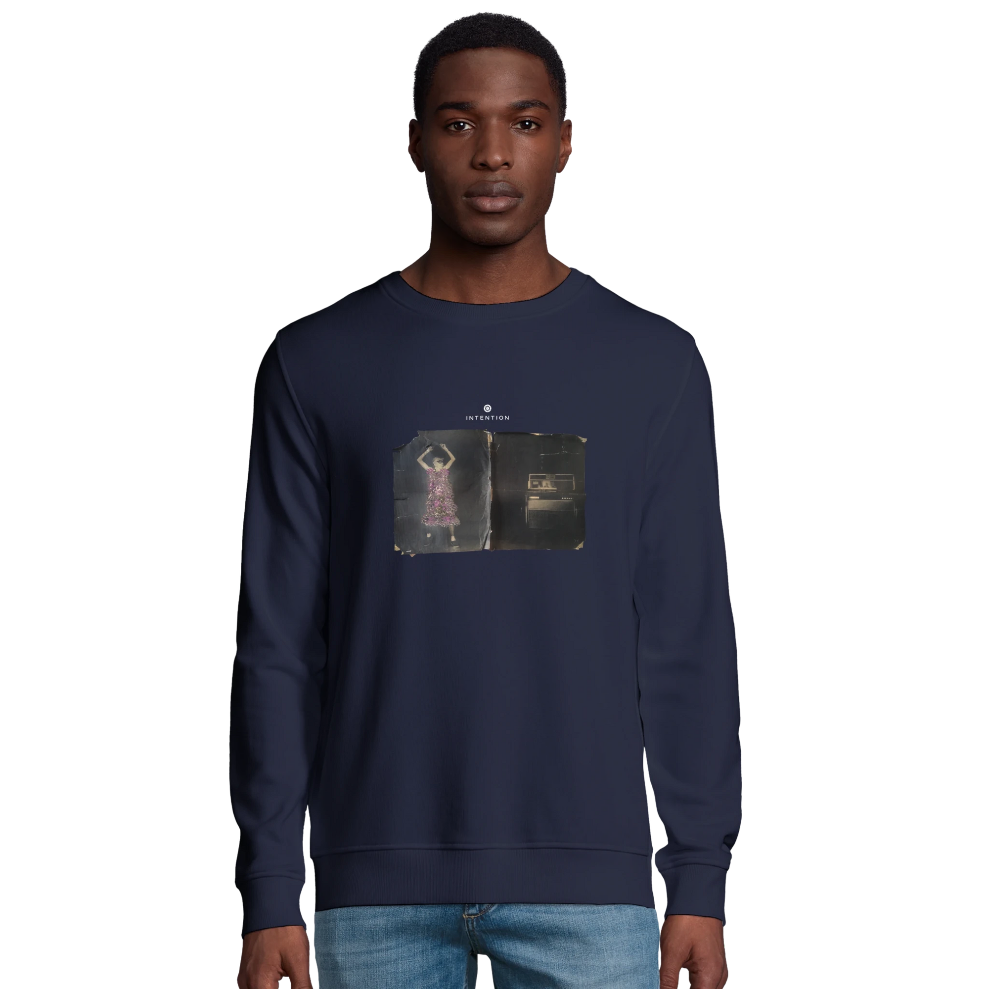 Vibrant - "Never too Late" Sweatshirt French Navy 3