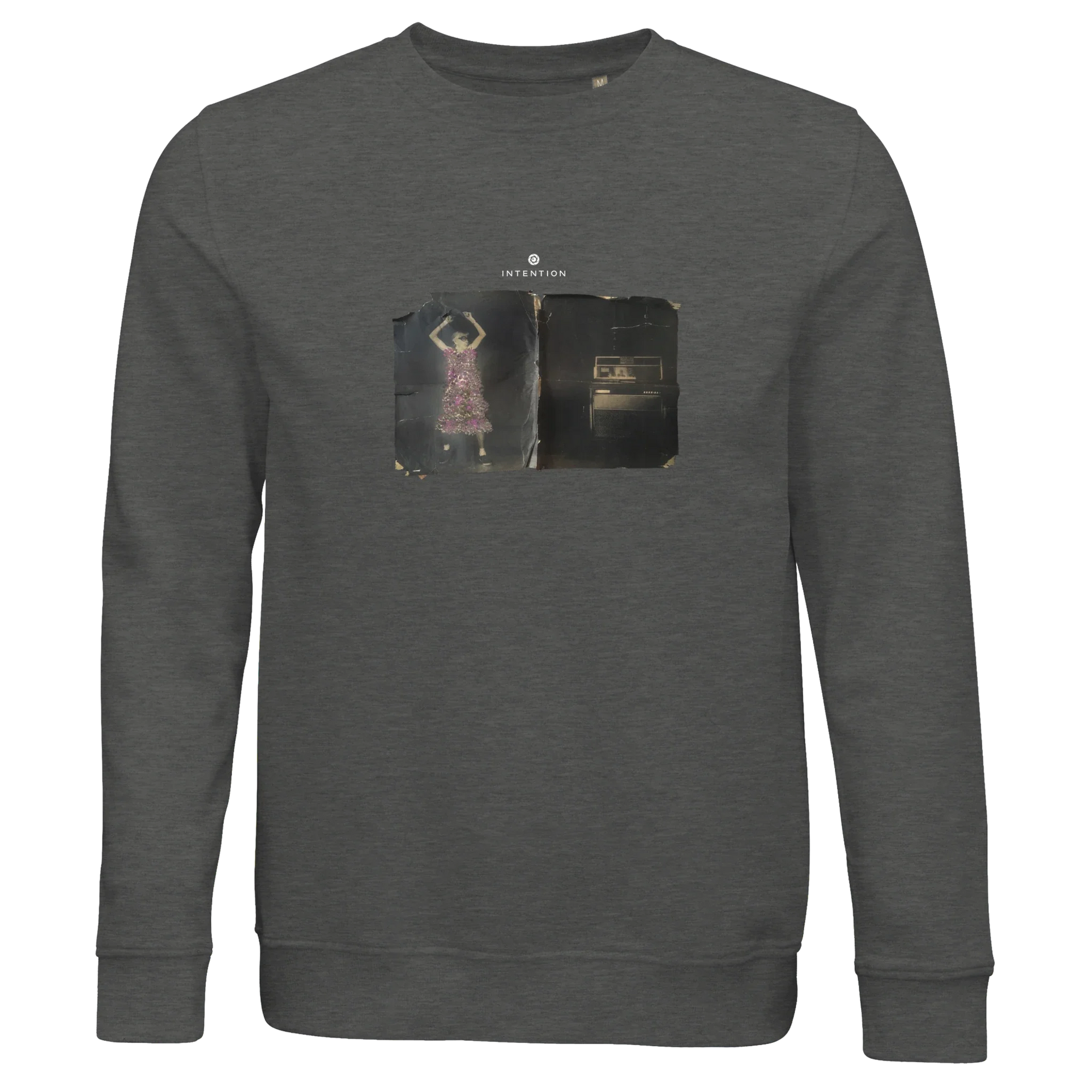 Vibrant - "Never too Late" Sweatshirt Grey Melange 1