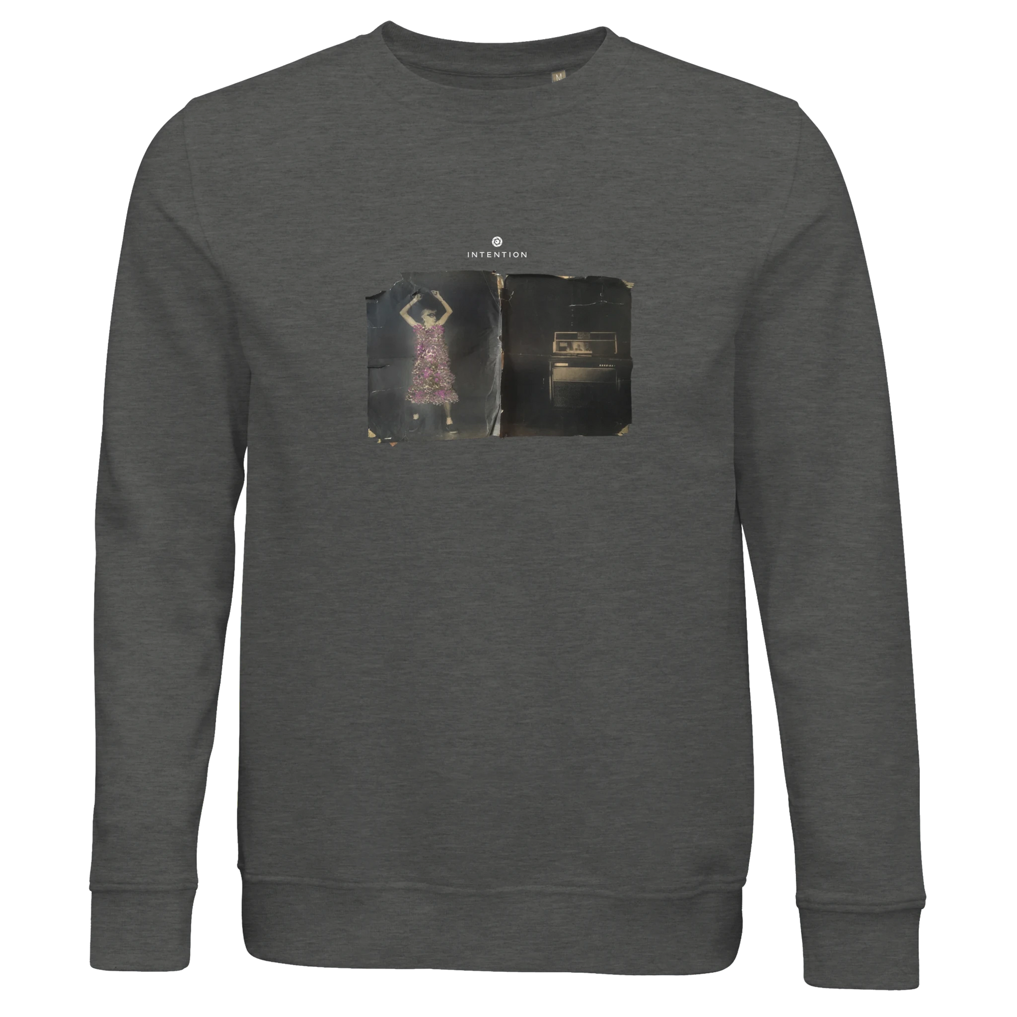 Vibrant - "Never too Late" Sweatshirt Grey Melange 1