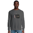 Vibrant - "Never too Late" Sweatshirt Grey Melange 3