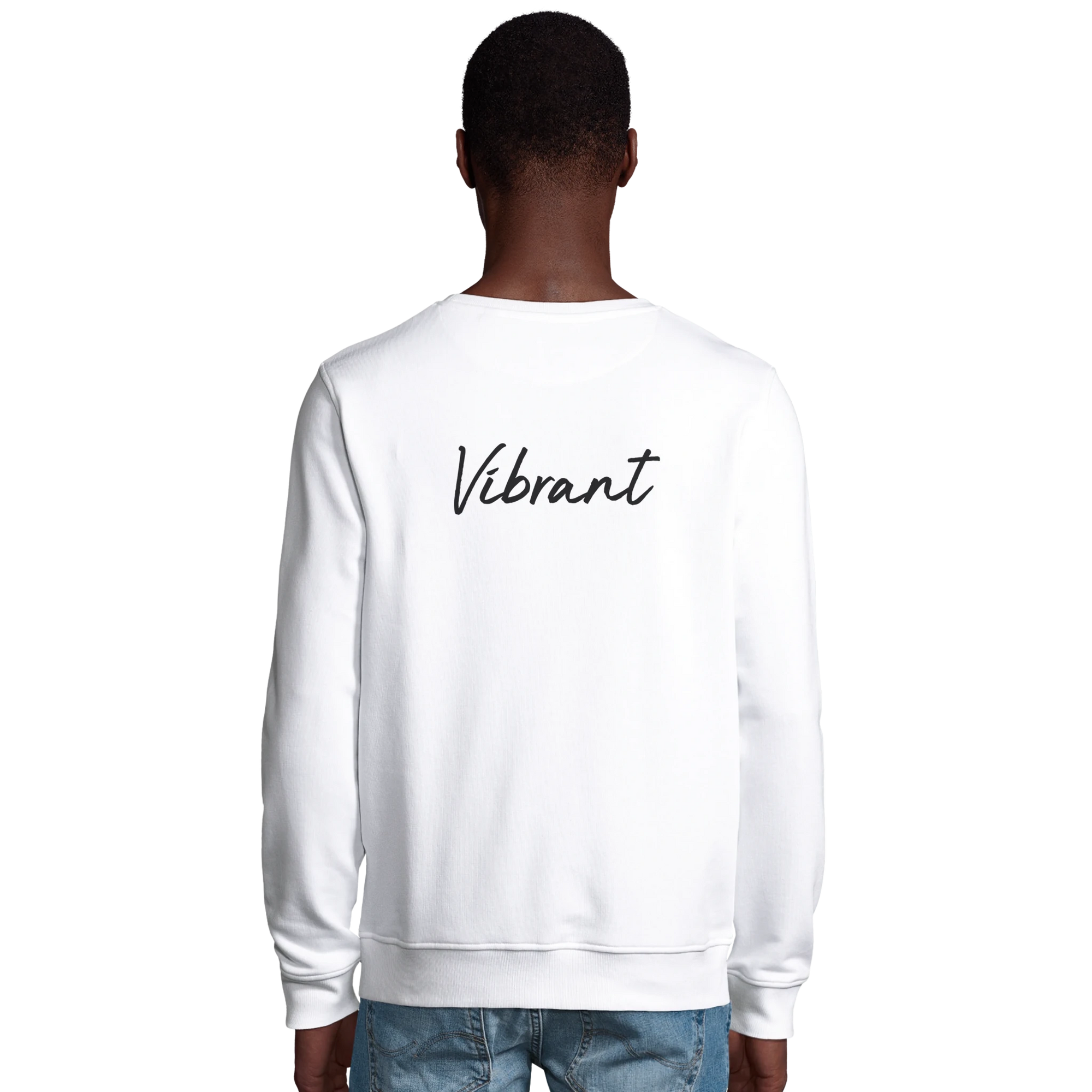Vibrant - "Never too Late" Sweatshirt White 4