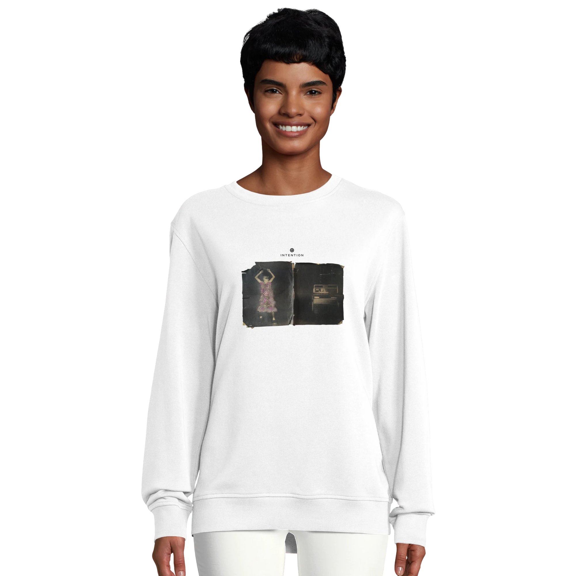 Vibrant - "Never too Late" Sweatshirt White 5