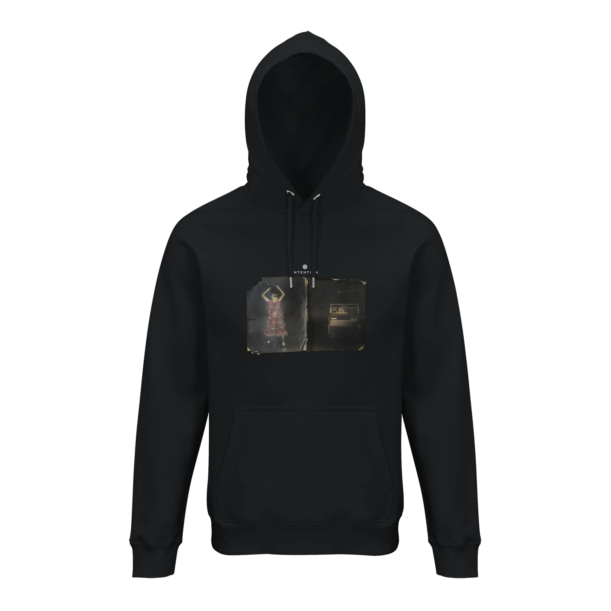 Vibrant - "Never too Late" Hoodie Black 1