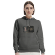 Vibrant - "Never too Late" Hoodie charcoal melange 5