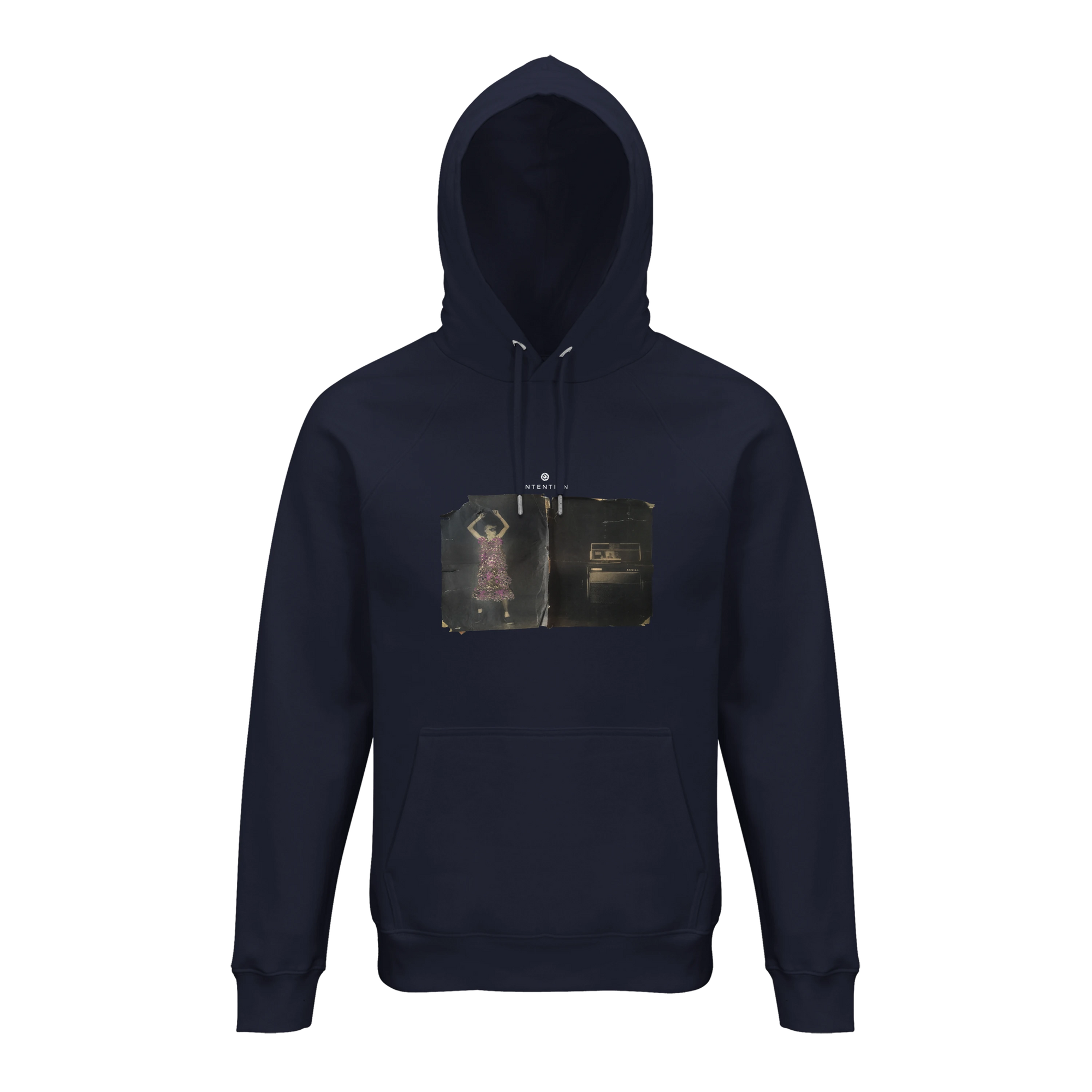 Vibrant - "Never too Late" Hoodie French Navy 1