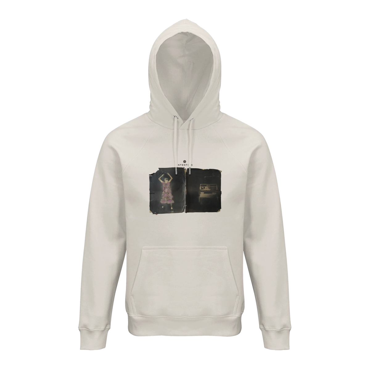 Vibrant - "Never too Late" Hoodie Off White 1