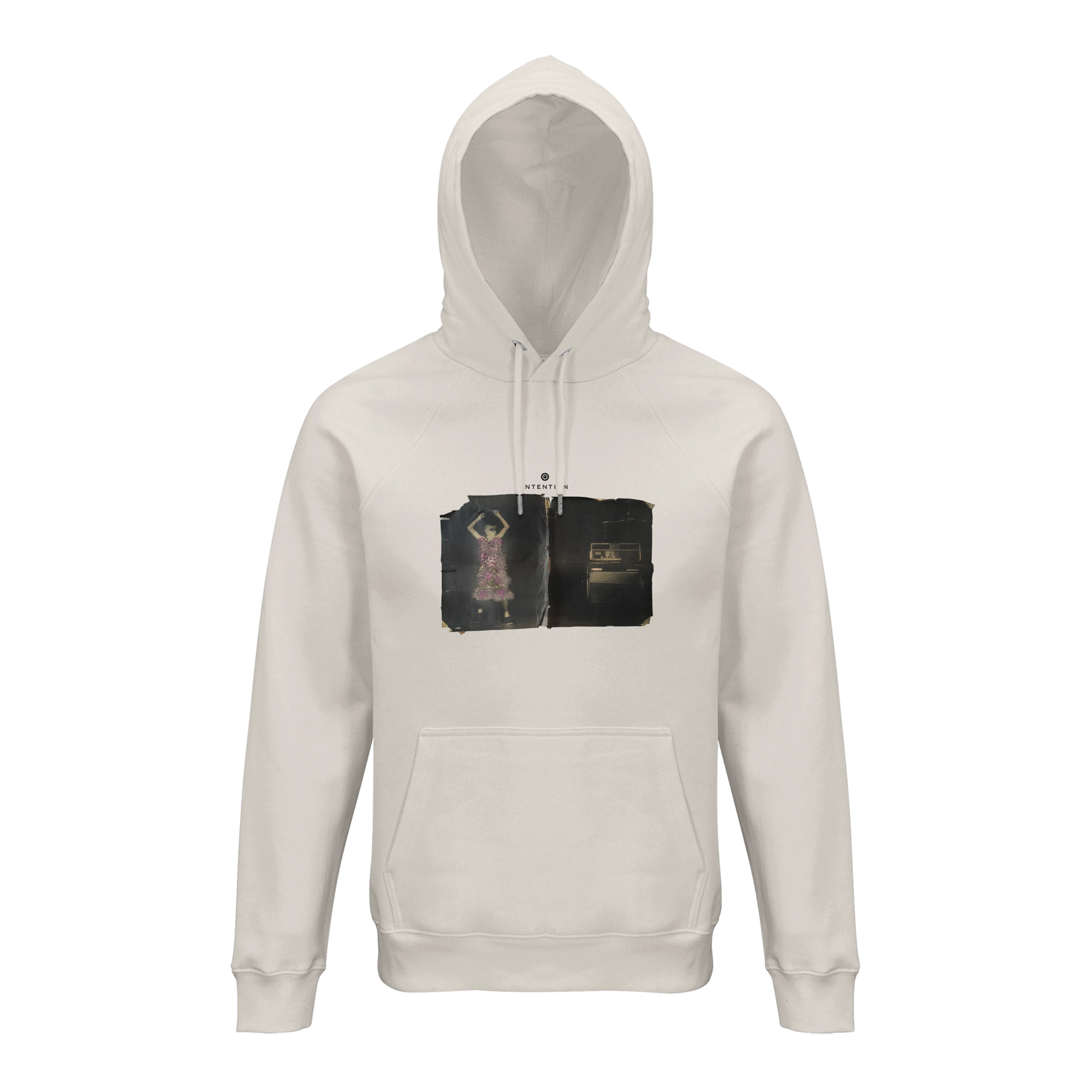 Vibrant - "Never too Late" Hoodie Off White 1