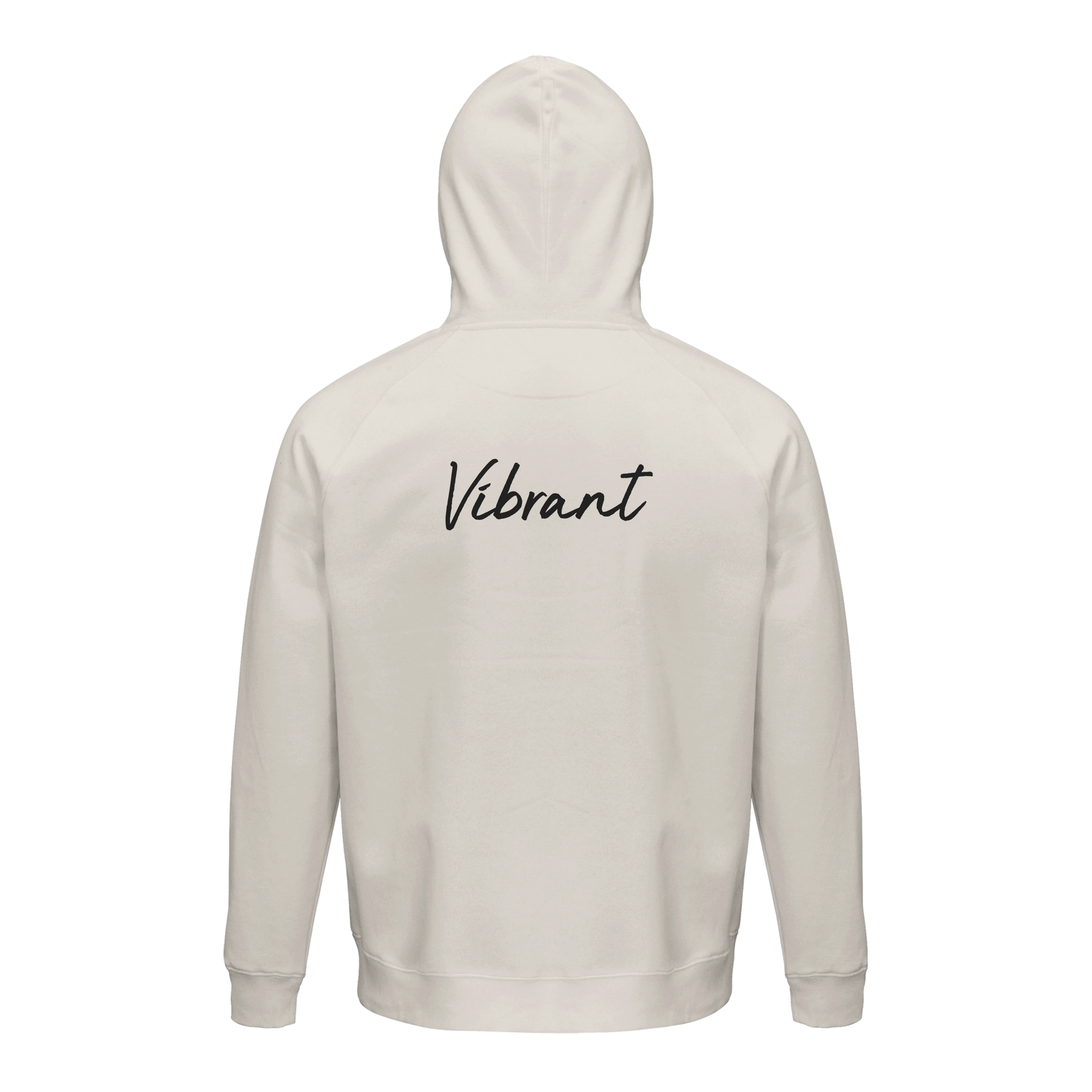 Vibrant - "Never too Late" Hoodie Off White 2