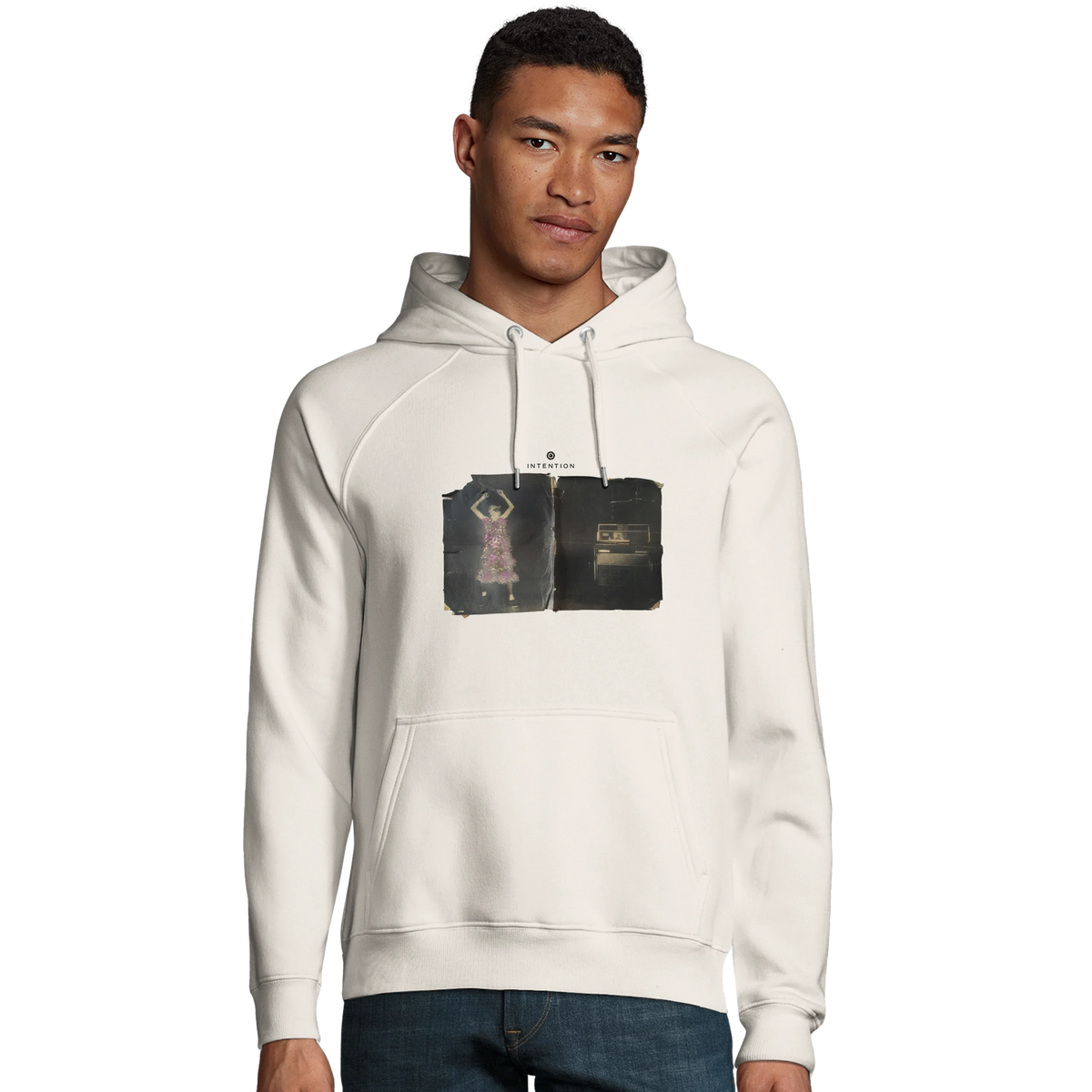 Vibrant - "Never too Late" Hoodie Off White 3