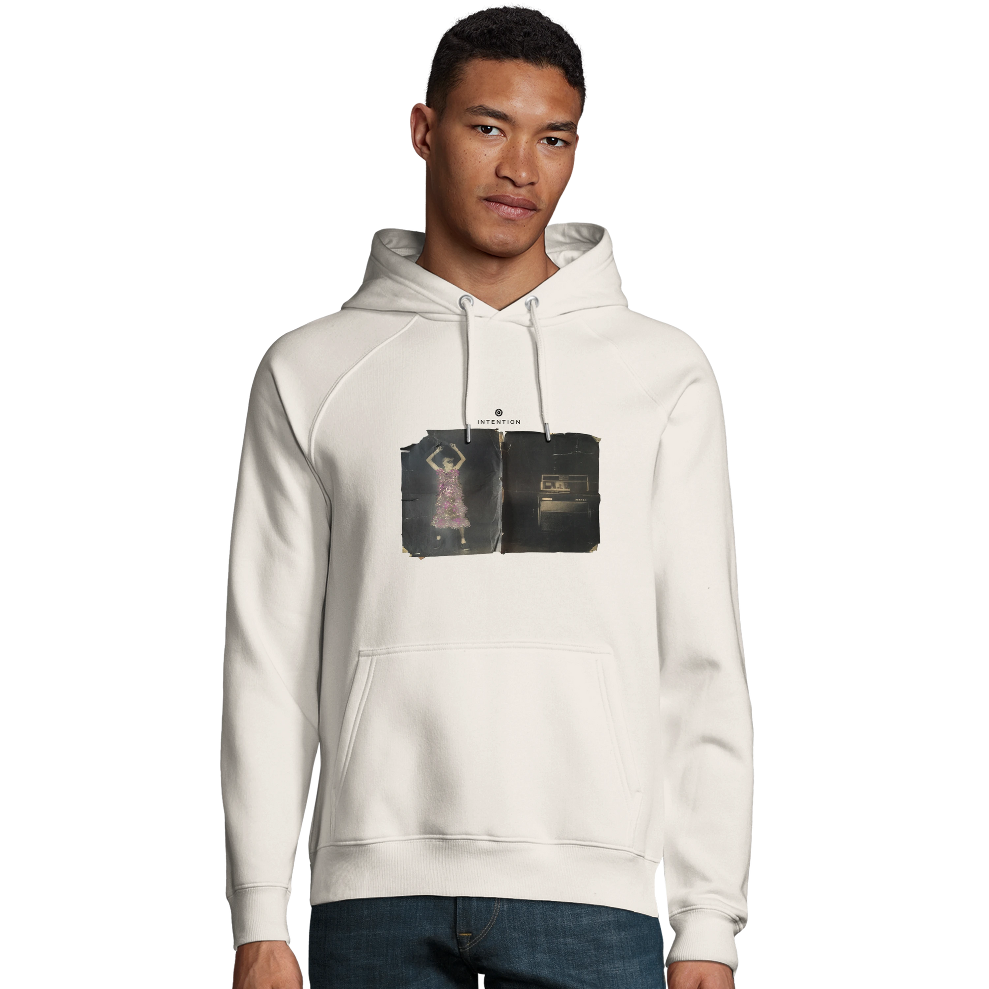 Vibrant - "Never too Late" Hoodie Off White 3