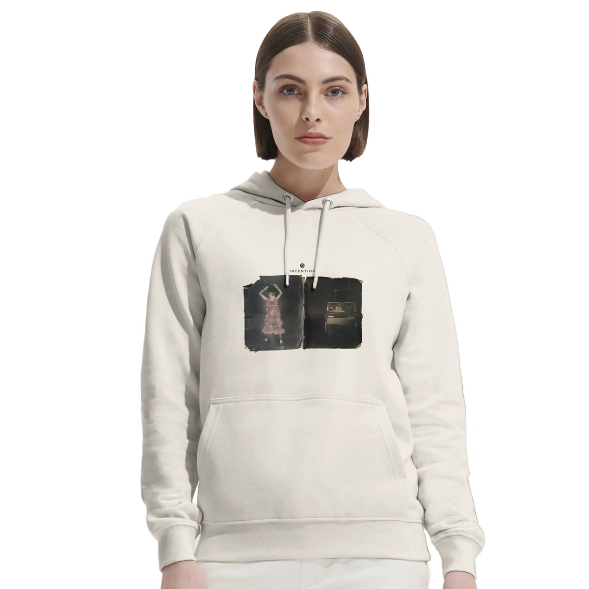 Vibrant - "Never too Late" Hoodie Off White 5