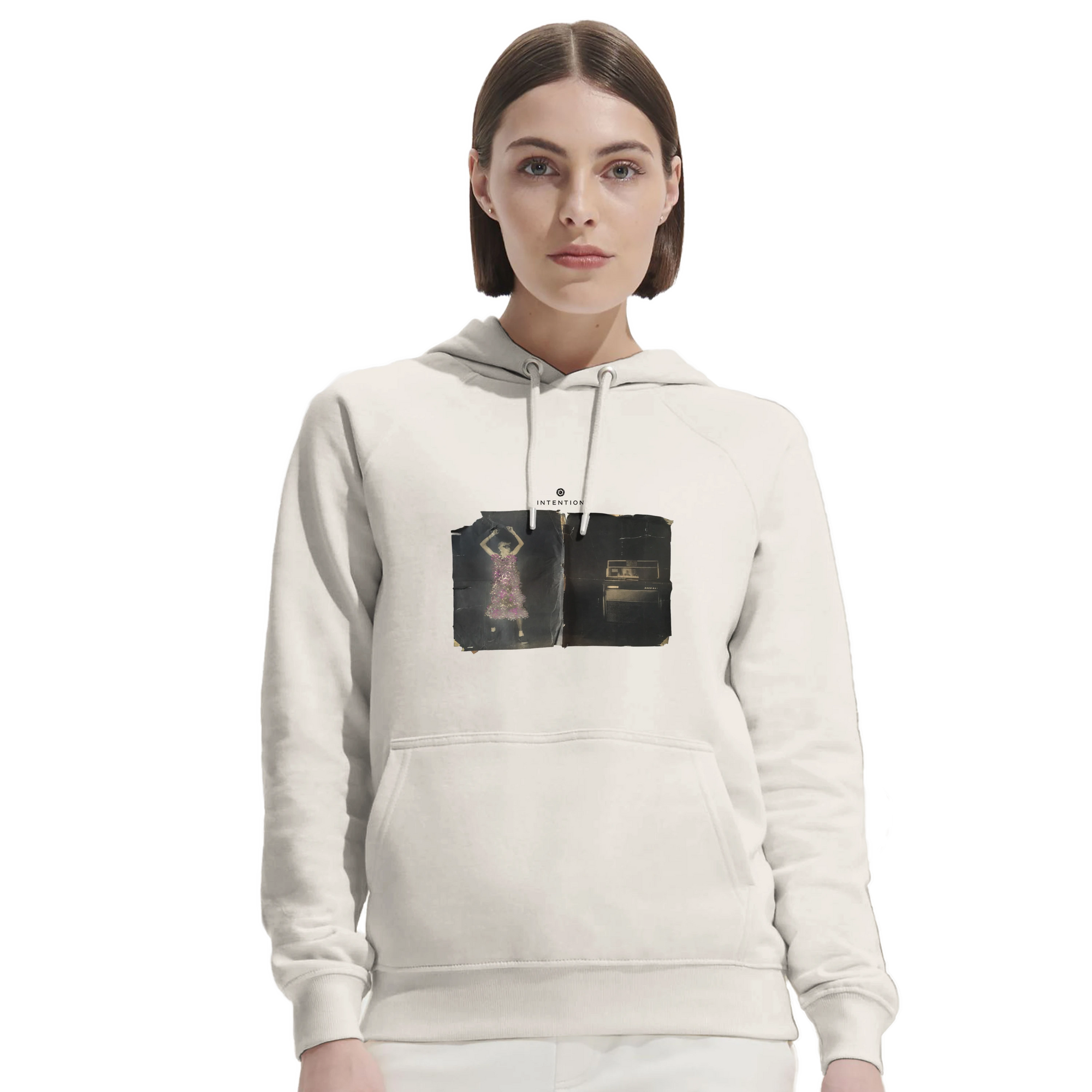 Vibrant - "Never too Late" Hoodie Off White 5