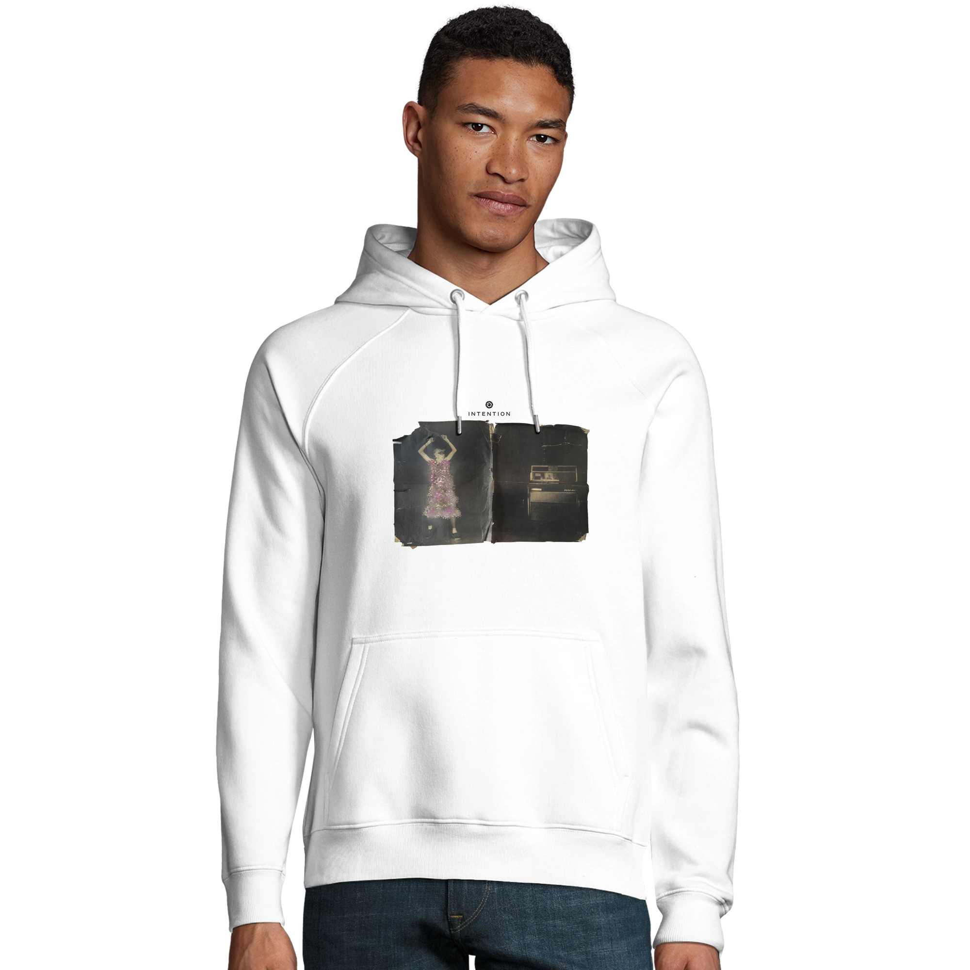 Vibrant - "Never too Late" Hoodie White 3