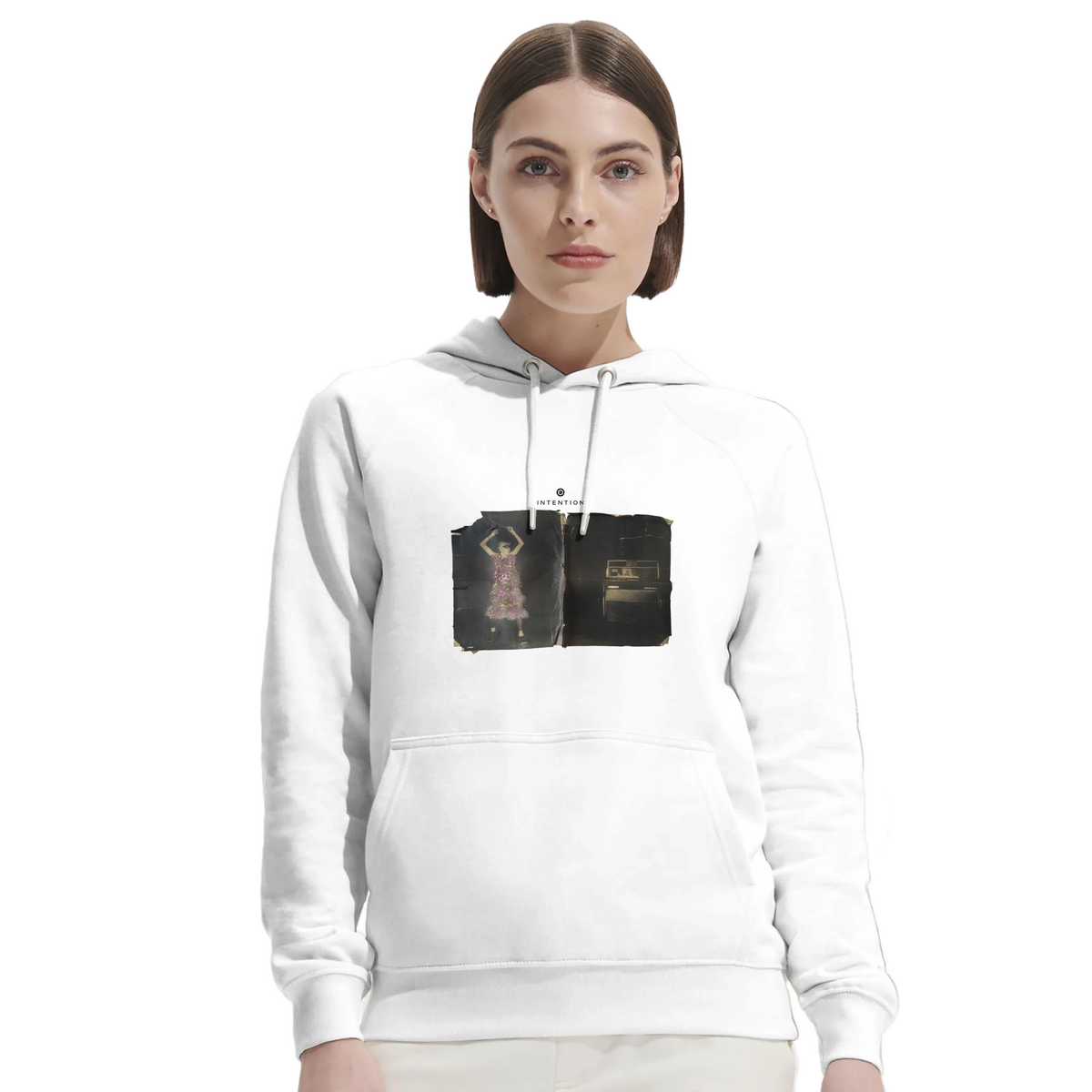 Vibrant - "Never too Late" Hoodie White 5