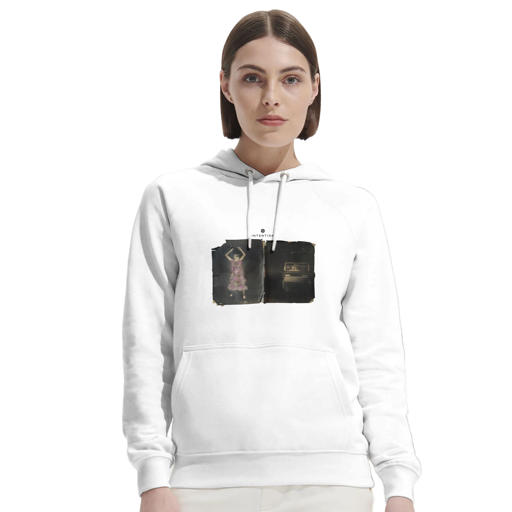 Vibrant - "Never too Late" Hoodie White 5