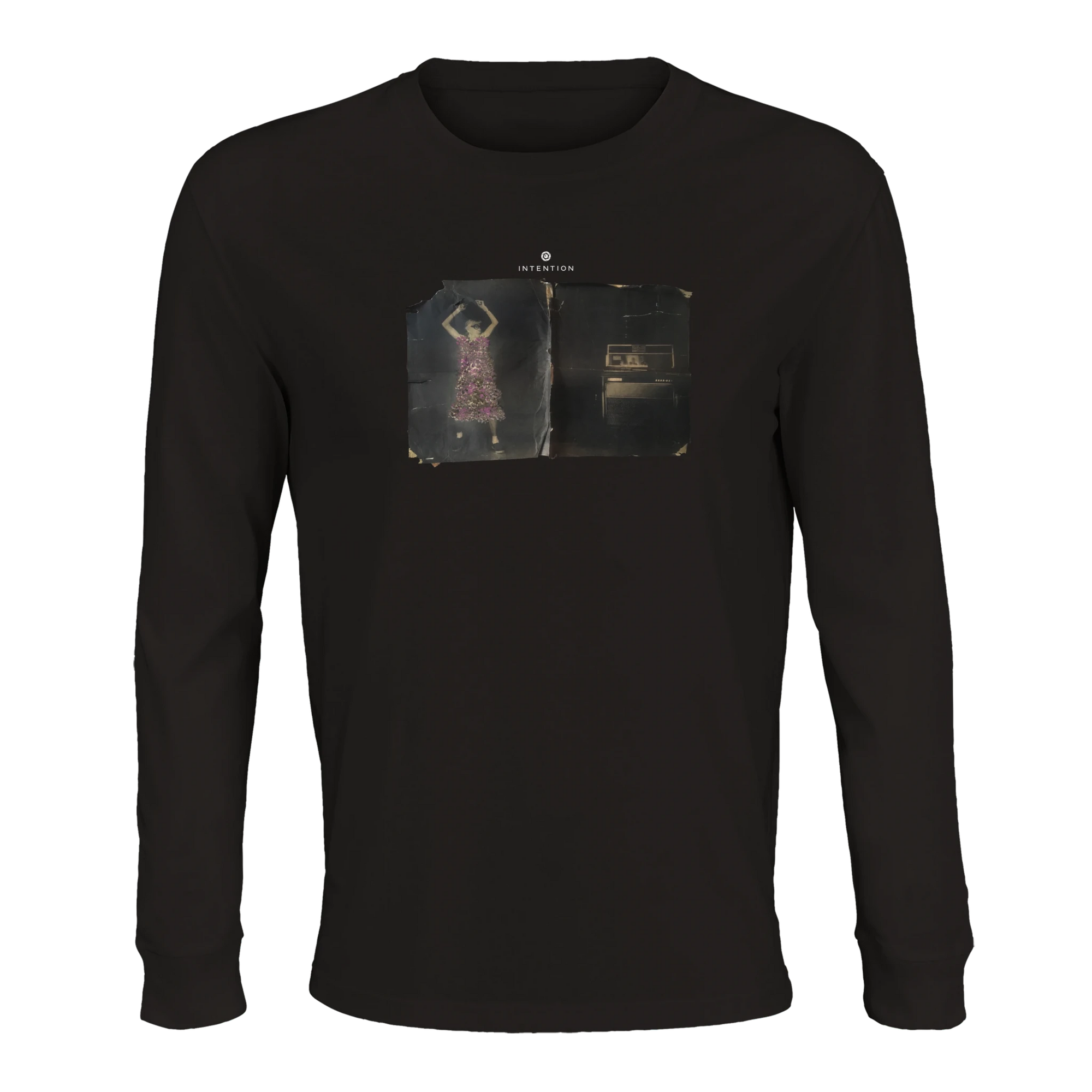 Vibrant - "Never too Late" Long sleeve Deep Black 1
