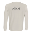 Vibrant - "Never too Late" Long sleeve Off White 2