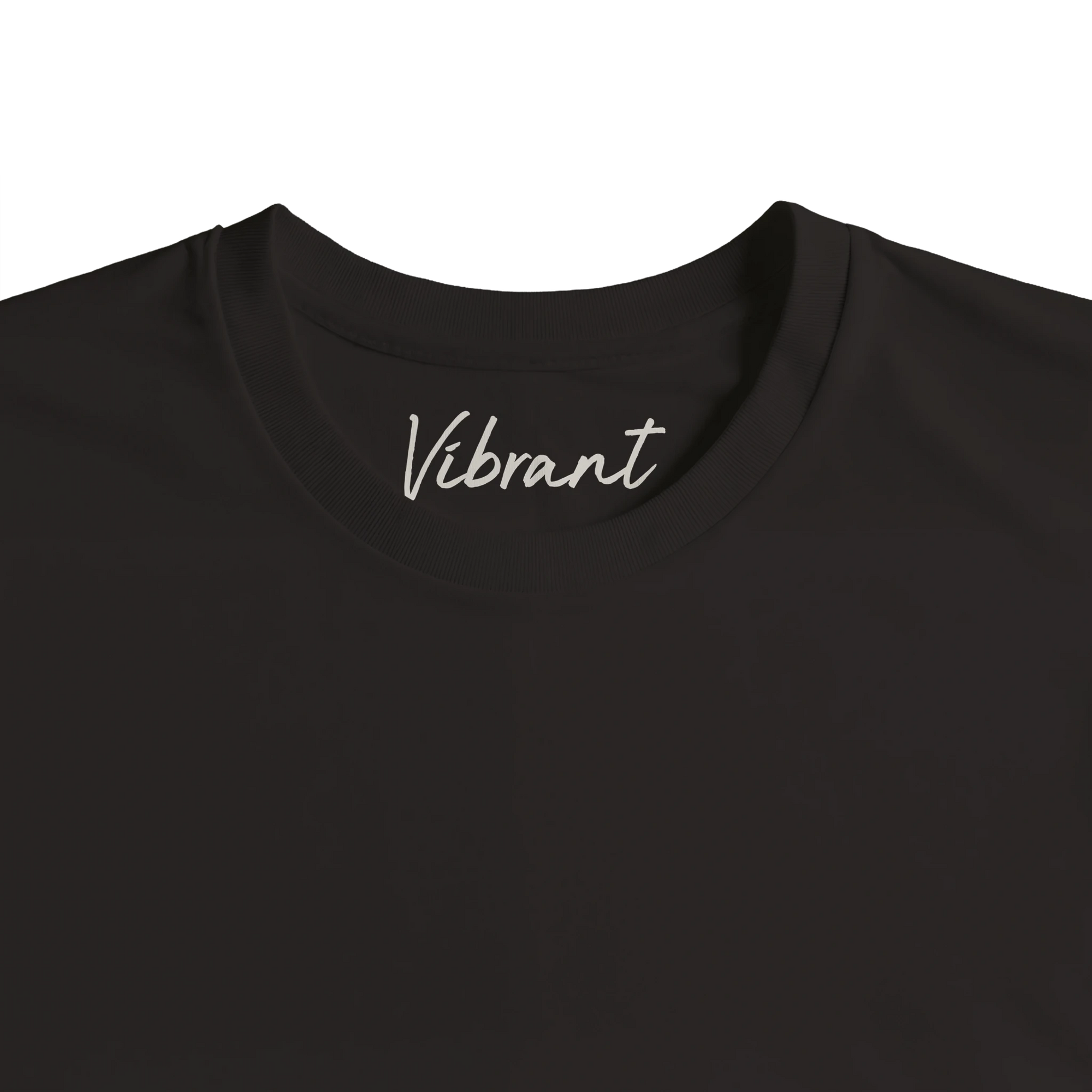 Vibrant - "Never too Late" T-shirt Deep Black 2