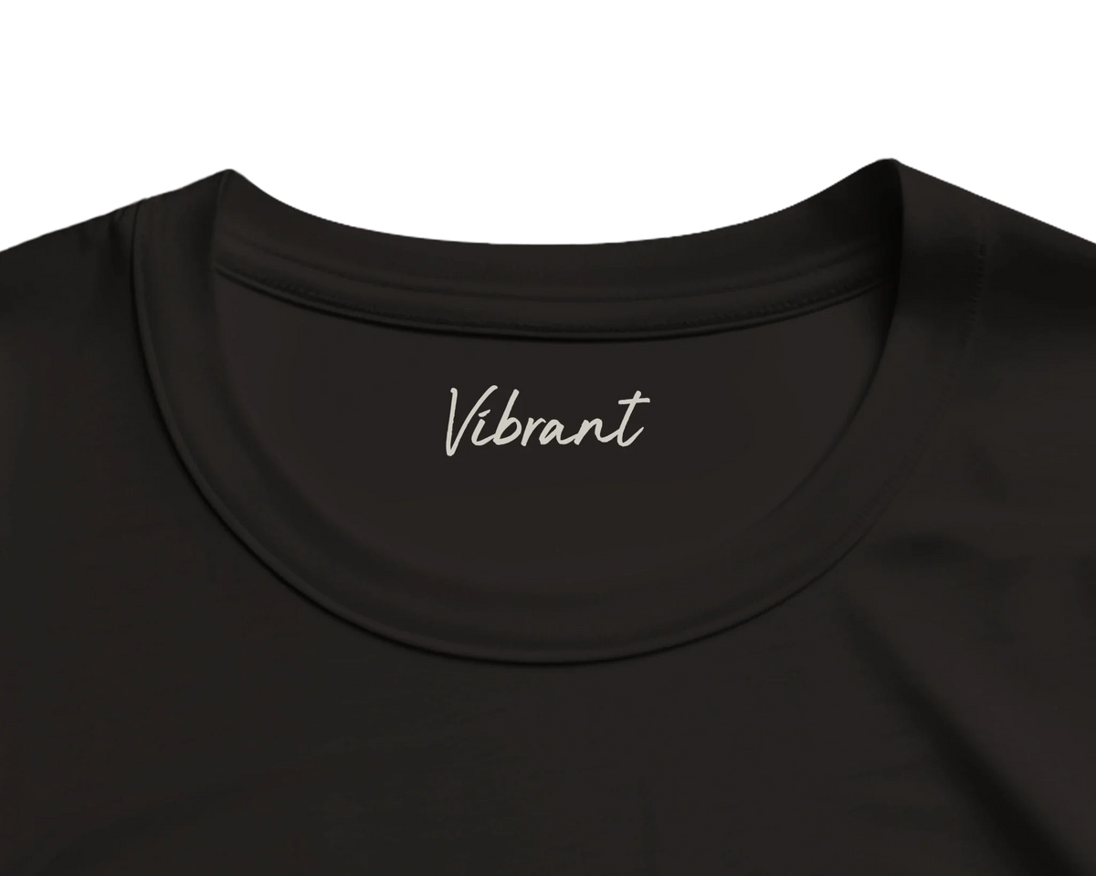 Vibrant - "Never too Late" T-shirt Deep Black 2