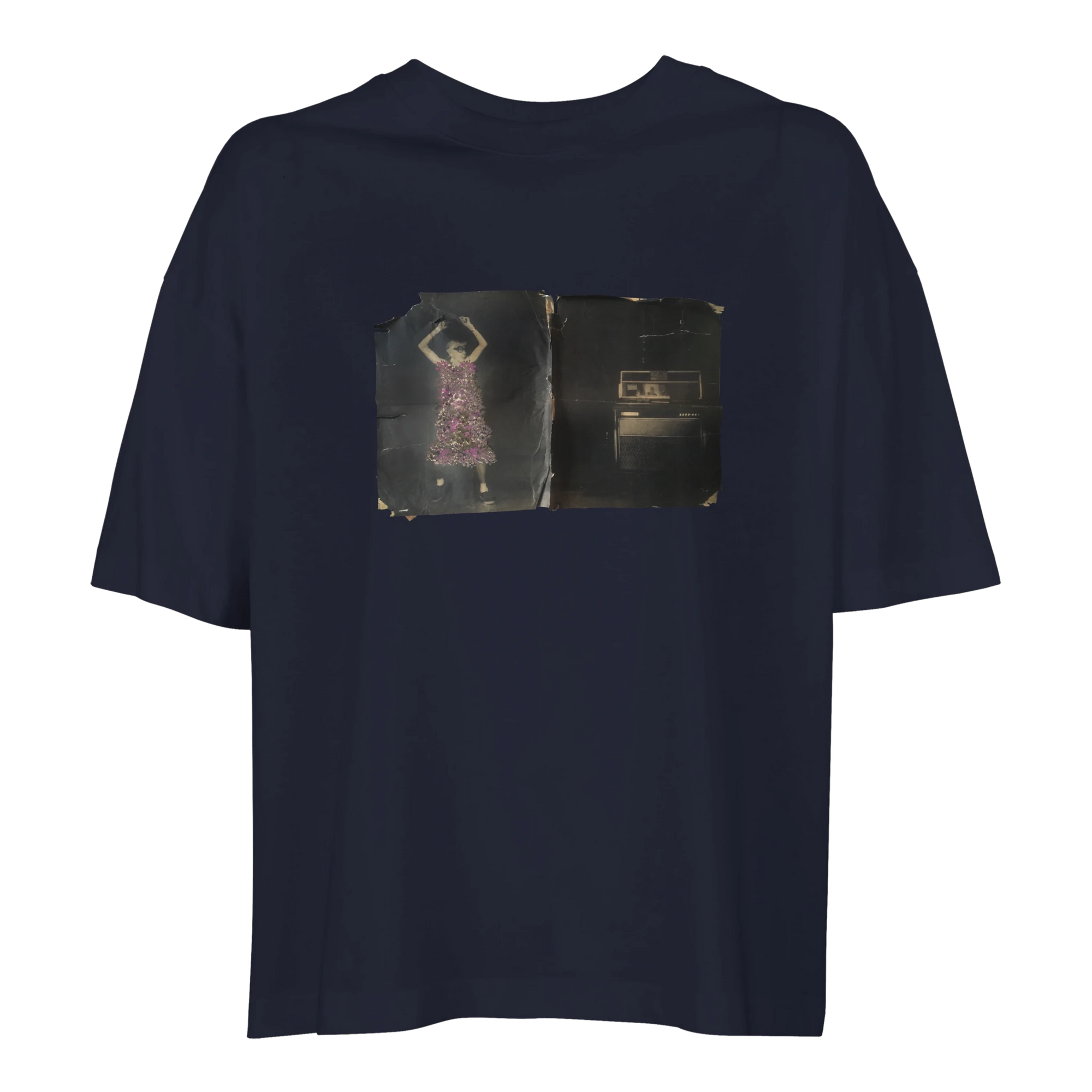 Vibrant - "Never too Late" T-shirt French Navy 1
