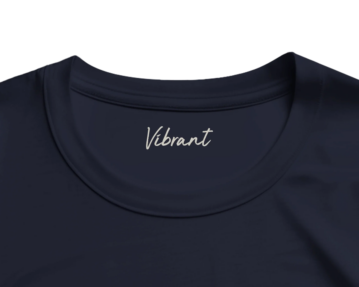 Vibrant - "Never too Late" T-shirt French Navy 2