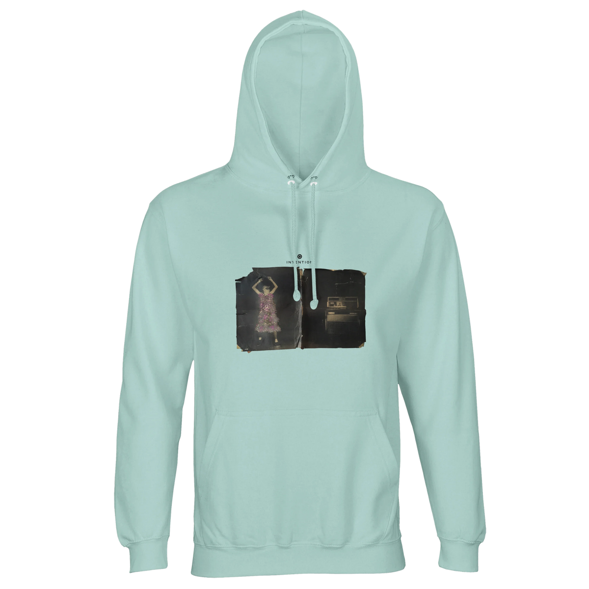 Vibrant - "Never too Late" Hoodie arctic blue 1