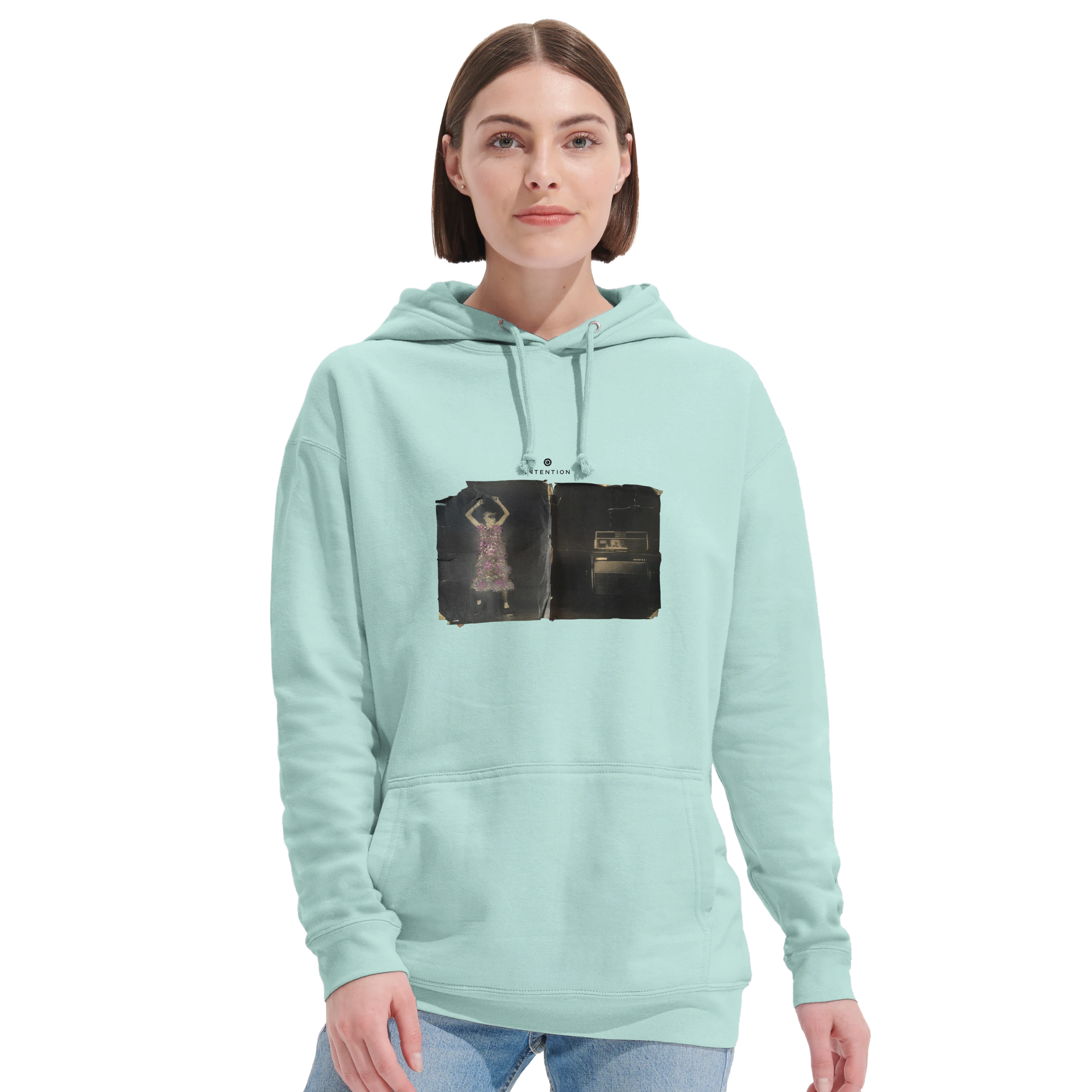 Vibrant - "Never too Late" Hoodie arctic blue 5