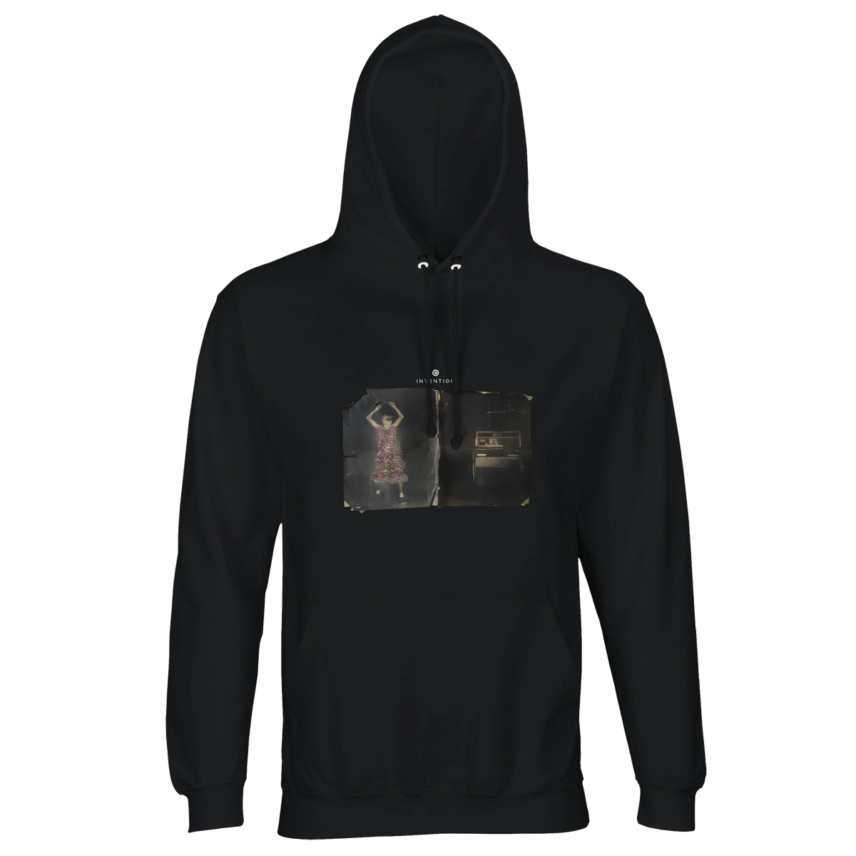Vibrant - "Never too Late" Hoodie Black 1