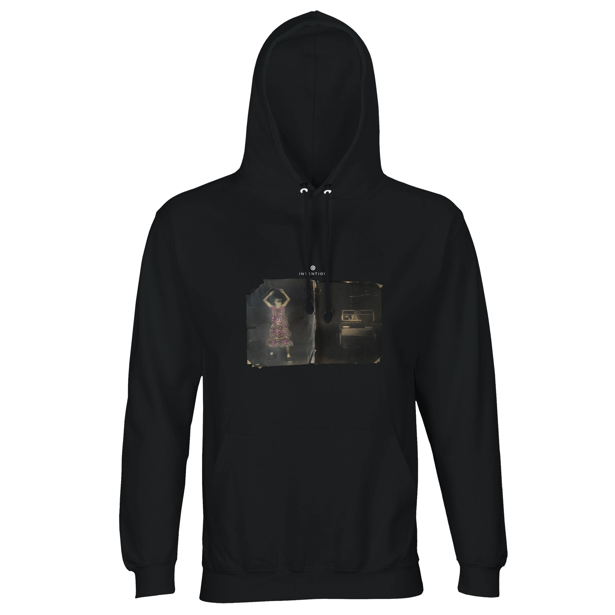 Vibrant - "Never too Late" Hoodie Black 1