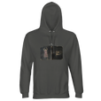 Vibrant - "Never too Late" Hoodie charcoal melange 1