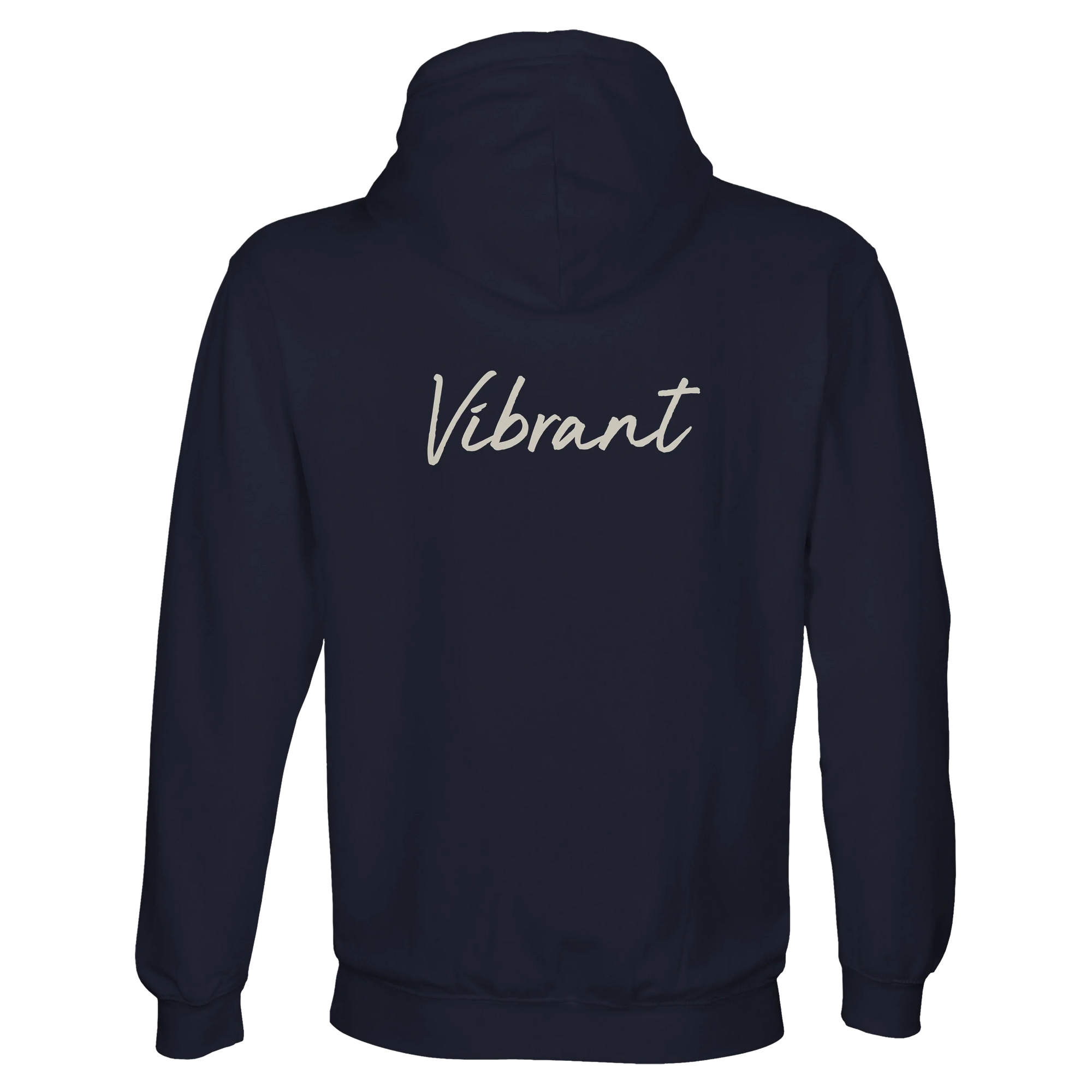 Vibrant - "Never too Late" Hoodie French Navy 2
