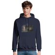 Vibrant - "Never too Late" Hoodie French Navy 3