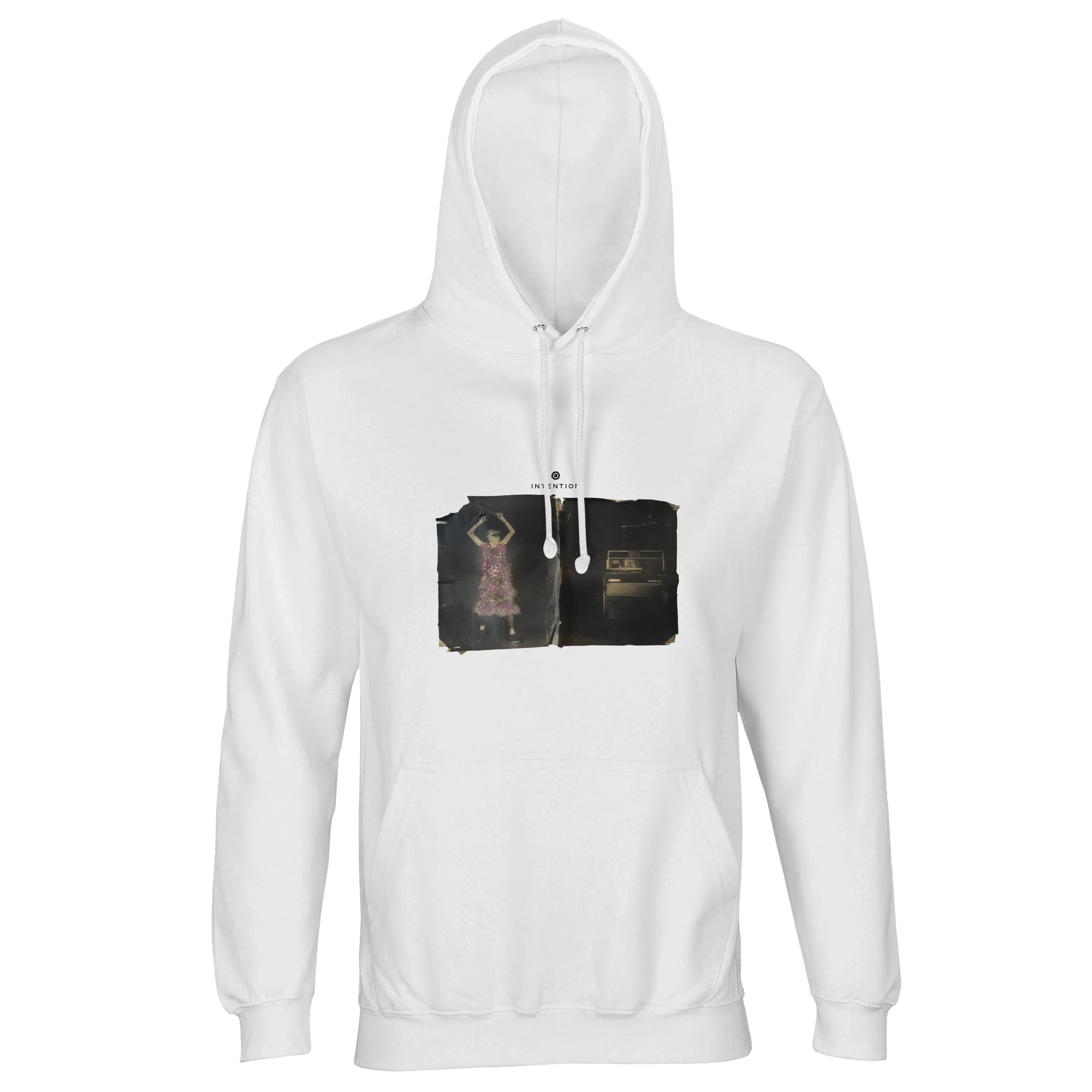Vibrant - "Never too Late" Hoodie White 1