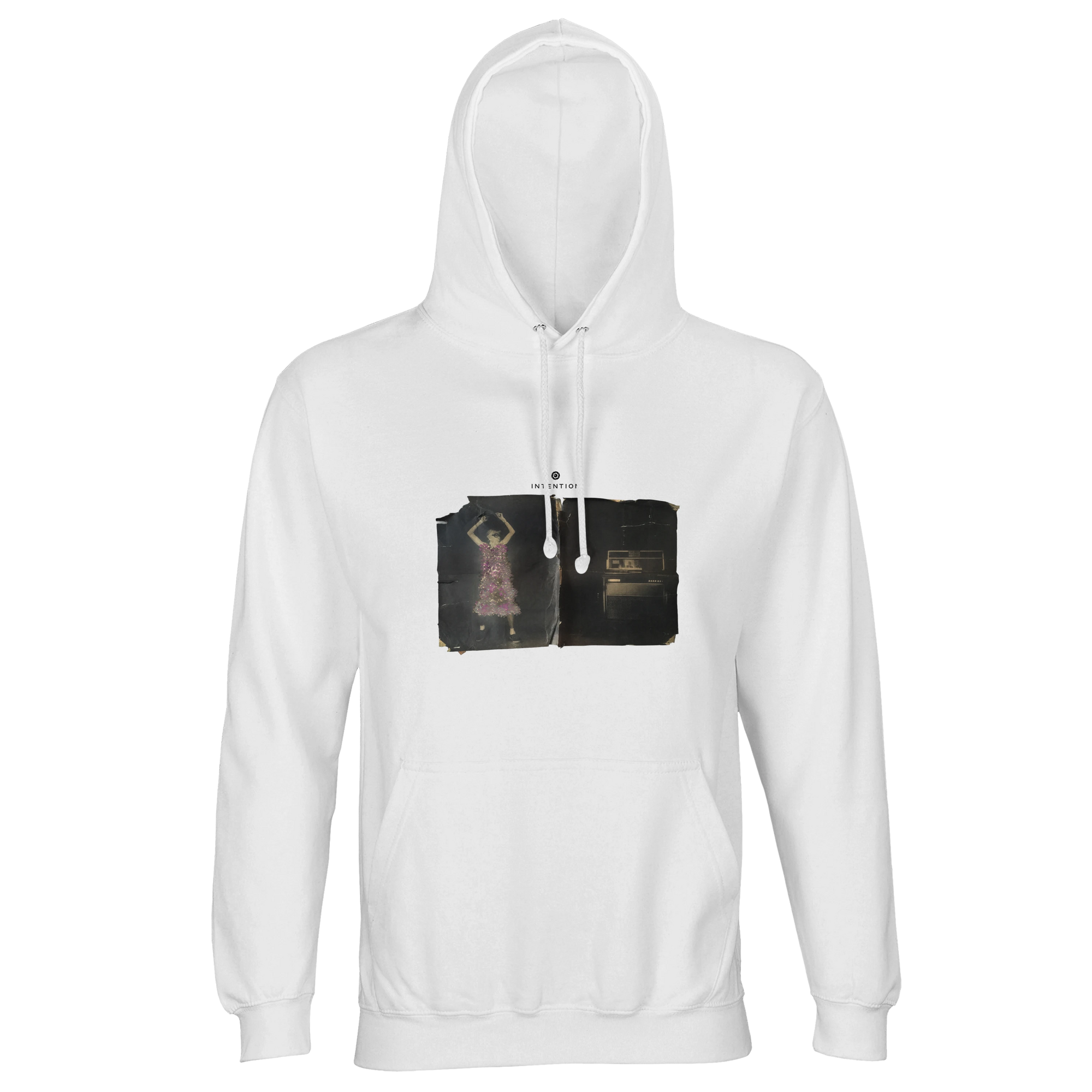Vibrant - "Never too Late" Hoodie White 1
