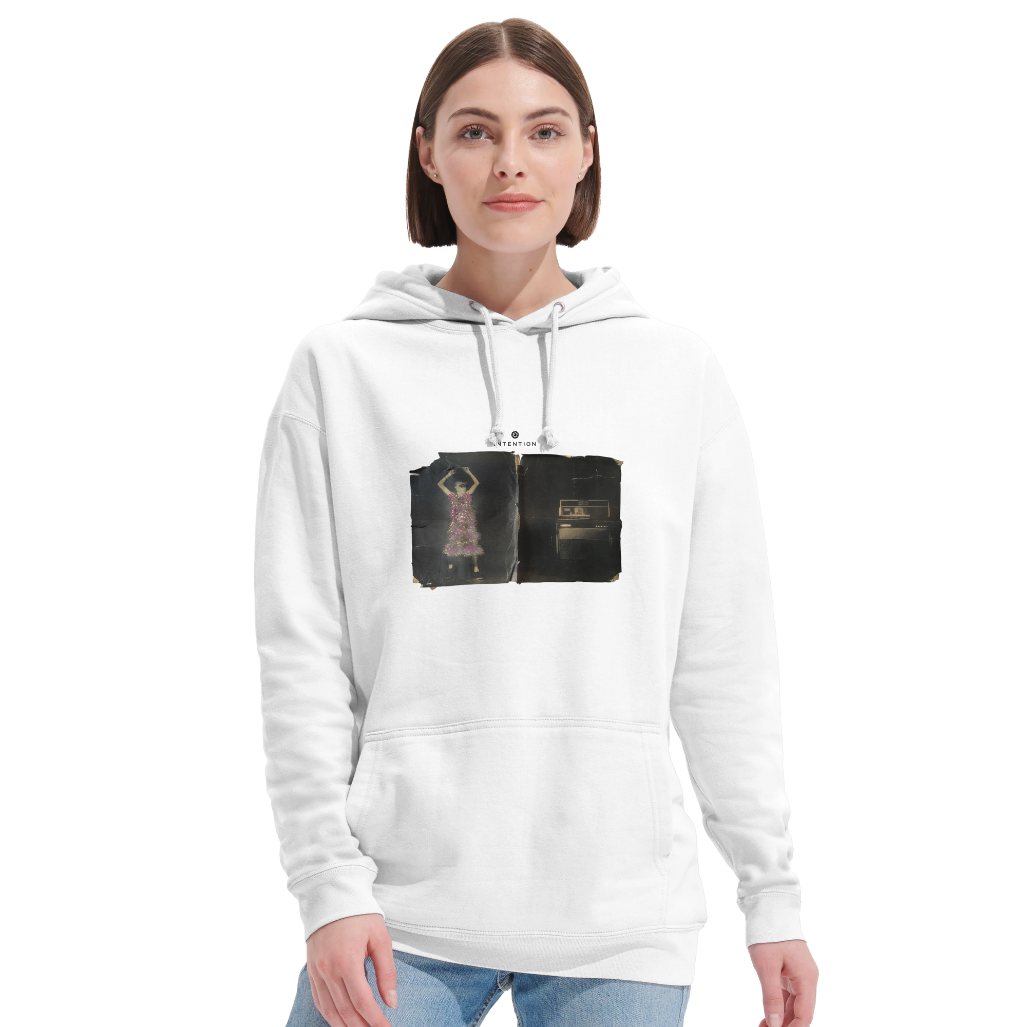 Vibrant - "Never too Late" Hoodie White 5