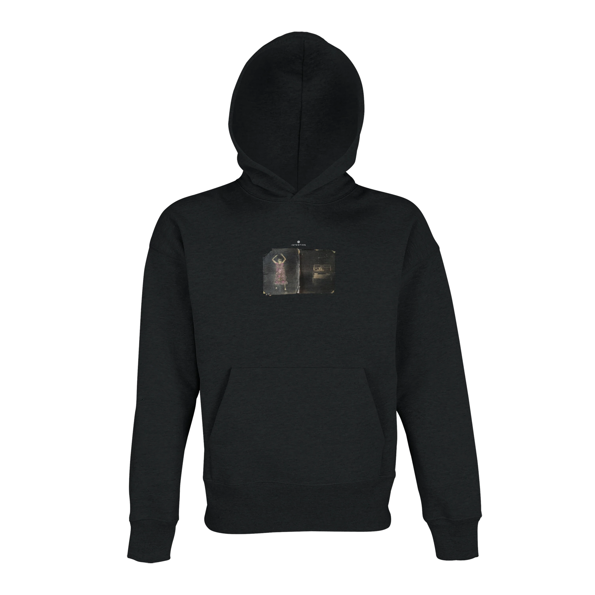 Vibrant - "Never too Late" Hoodie Black 1