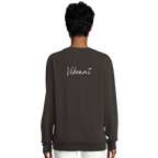 Vibrant - "Never too Late" Sweatshirt deep charcoal grey XS 6