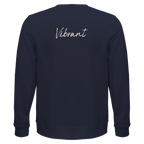 Vibrant - "Never too Late" Sweatshirt French Navy XS 2