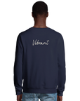 Vibrant - "Never too Late" Sweatshirt French Navy XS 4