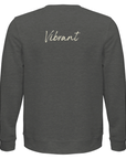 Vibrant - "Never too Late" Sweatshirt Grey Melange XS 2
