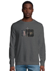 Vibrant - "Never too Late" Sweatshirt Grey Melange XS 3